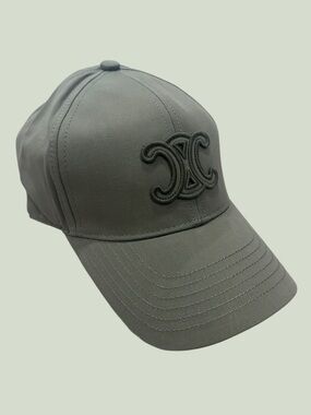 Celine Olive Green Baseball Cap